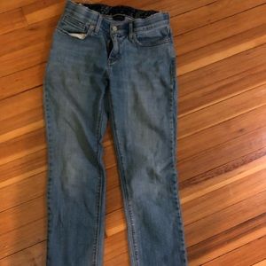 Levi straight leg blue jeans